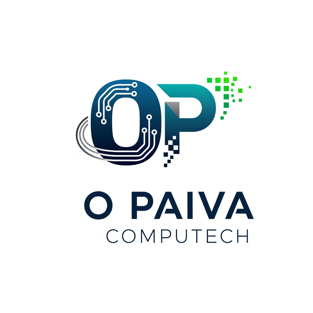 AI Design for make logo o paiva computech
