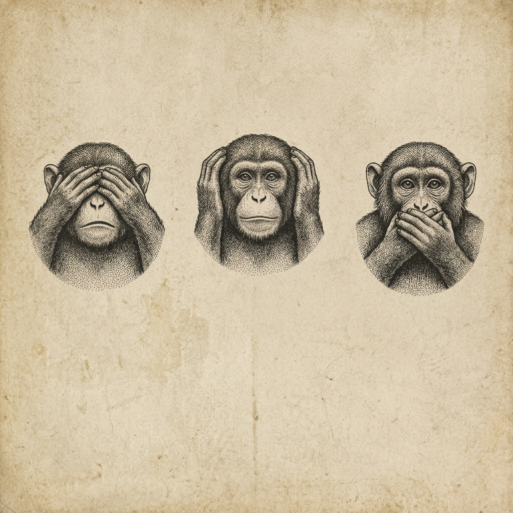 AI Design for make this extremely realistic, like a sketch, only the monkeys are needed nothing else