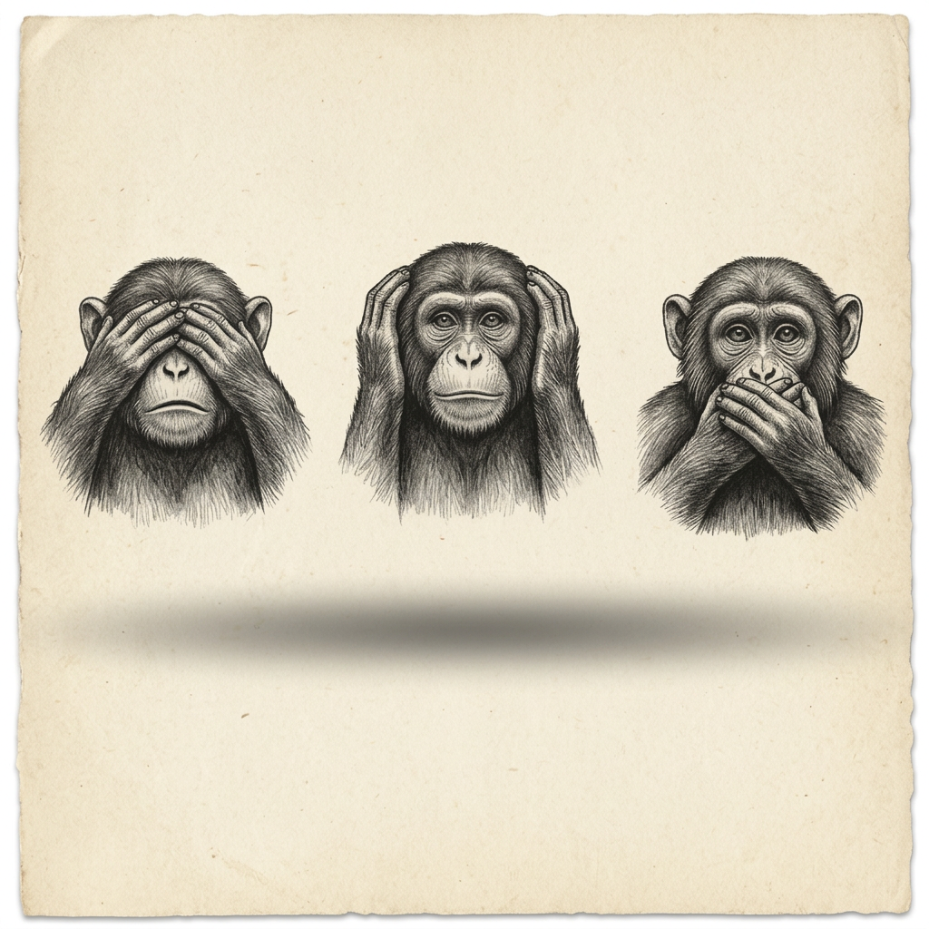 AI Design for make this extremely realistic, like a sketch, only the monkeys are needed nothing else