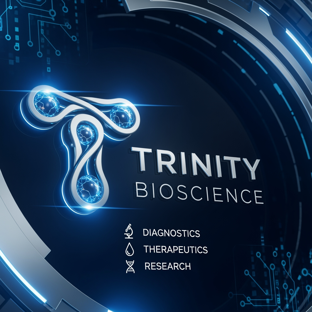 AI Design for use this image and give me the options for Trinity Bioscience