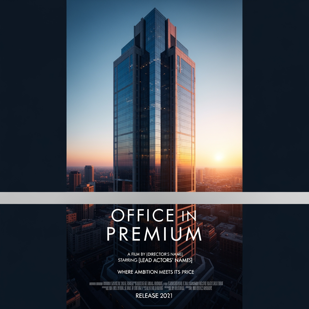 AI Design for make a poster of office in premium