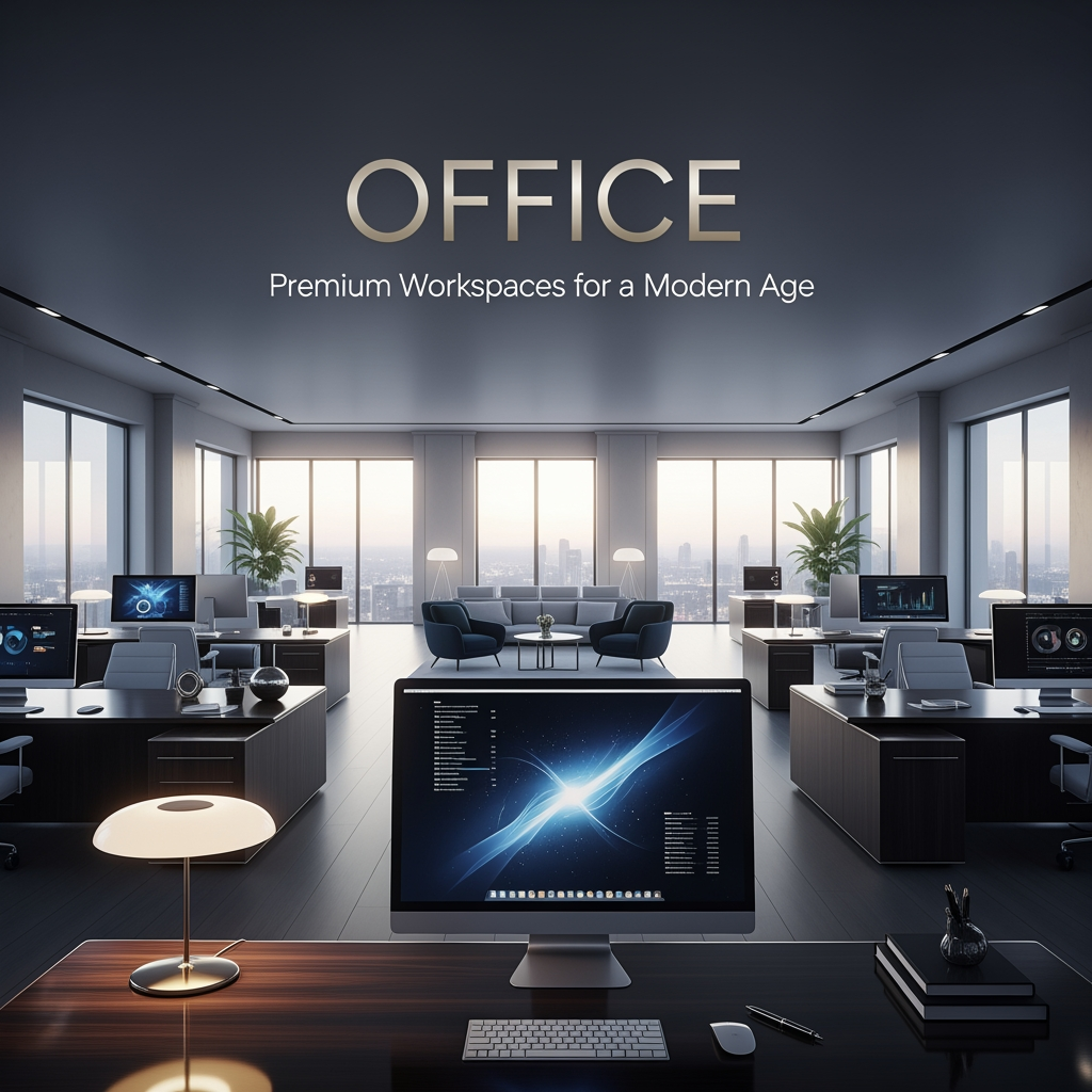AI Design for make a poster of office in premium