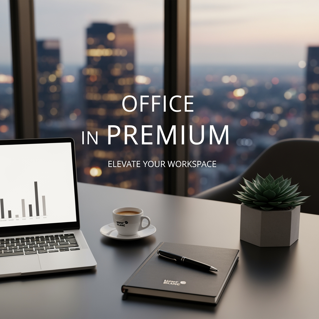 AI Design for make a poster of office in premiujm