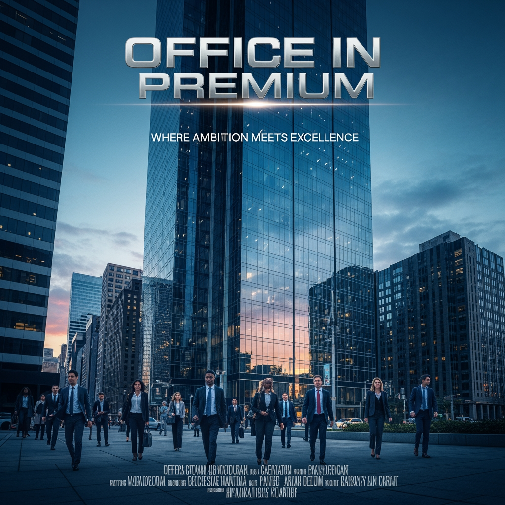 AI Design for make a poster of office in premiujm