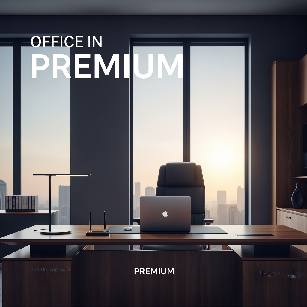 AI Design for make a poster of office in premiujm