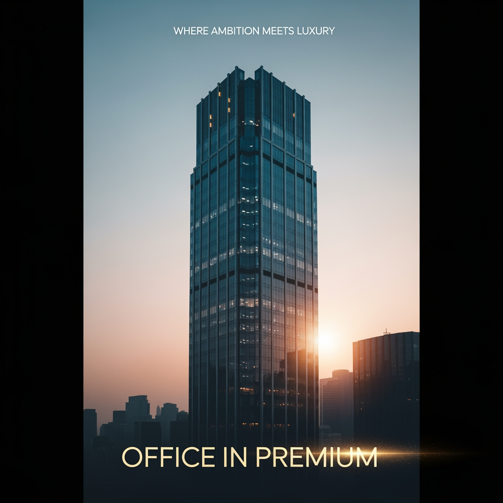 AI Design for make a poster of office in premiujm
