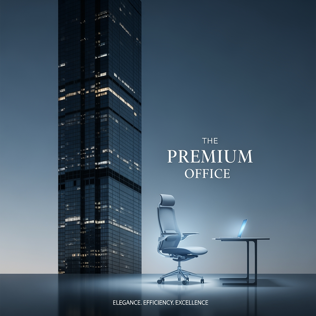 AI Design for make a poster of office in premium