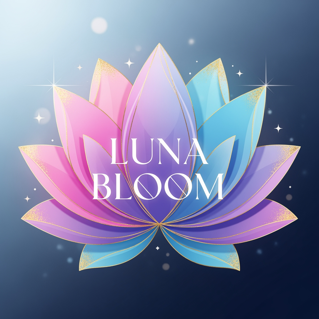 AI Design for a lotus logo for a girl group