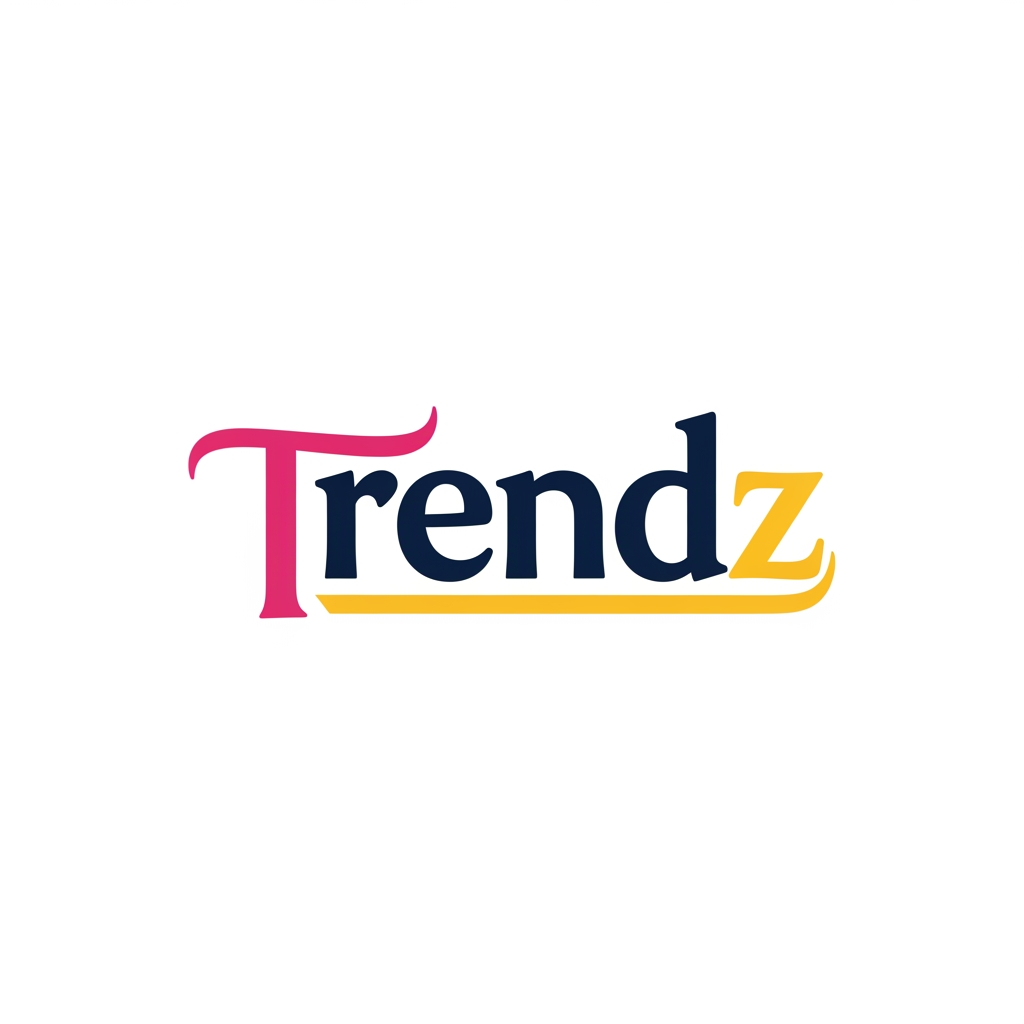 AI Design for a logo name for a clothing brand namend trendz(this is just for making a wordpress woocommerce project) make colors pink, ,navy and butteryellow make one the t(cappital) and the z (capital),one only the t cappital and one only the z capital