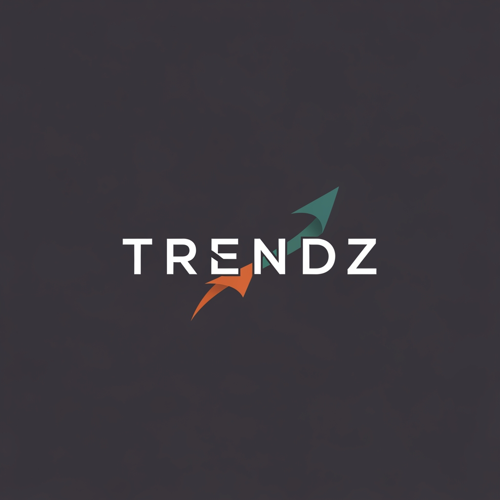 AI Design for a logo name for a clothing brand namend trendz(this is just for making a wordpress woocommerce project)