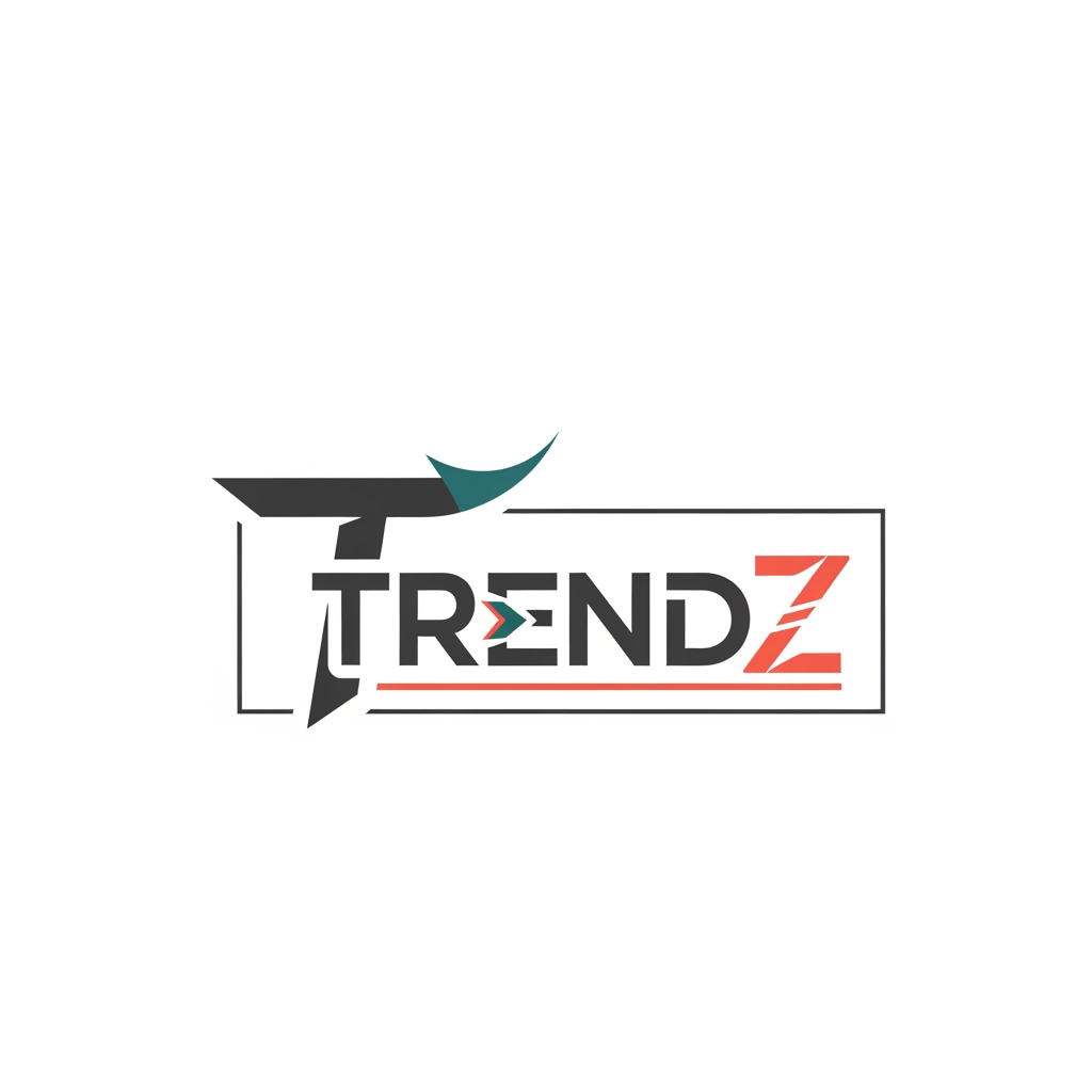 AI Design for a logo name for a clothing brand namend trendz(this is just for making a wordpress woocommerce project)
