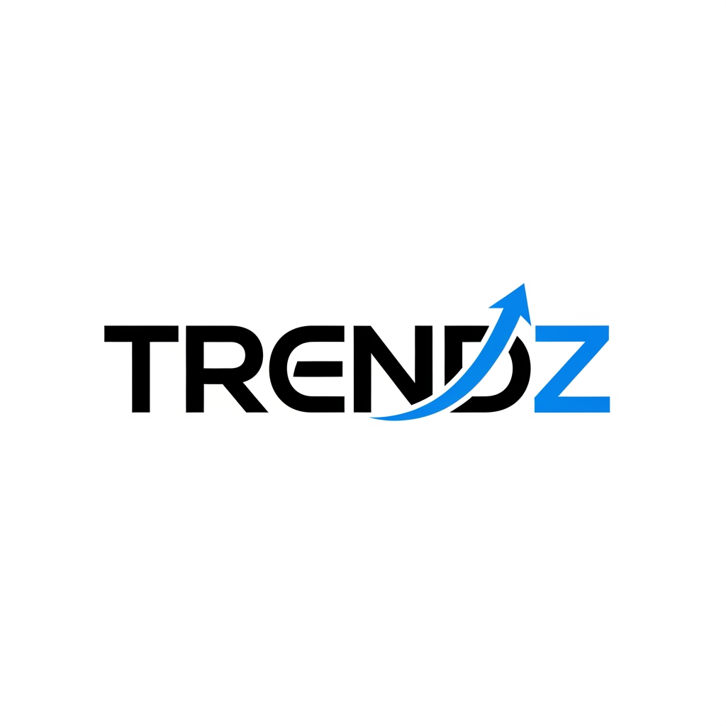 AI Design for a logo name for a clothing brand namend trendz(this is just for making a wordpress woocommerce project)