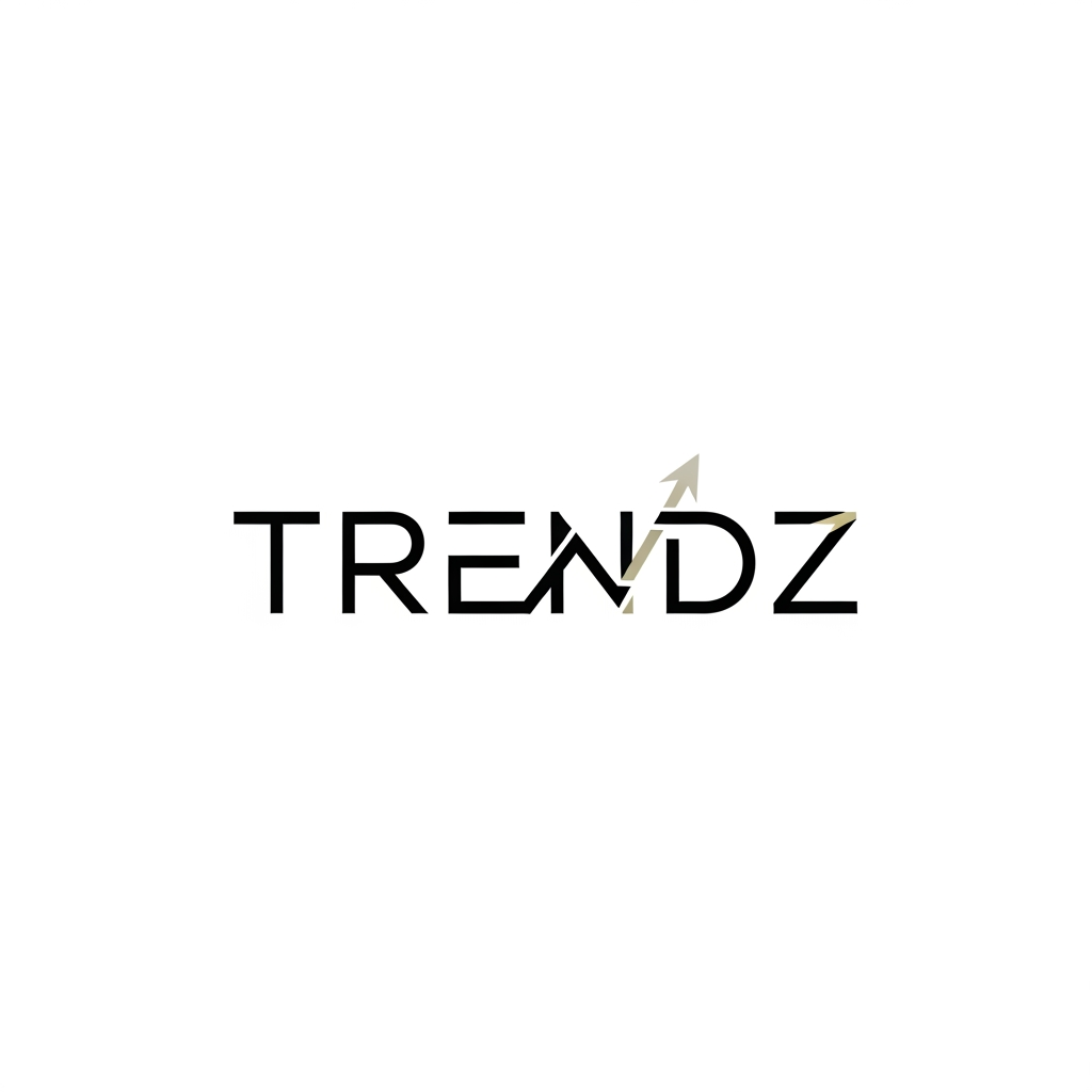 AI Design for a logo name for a clothing brand namend trendz(this is just for making a wordpress woocommerce project)