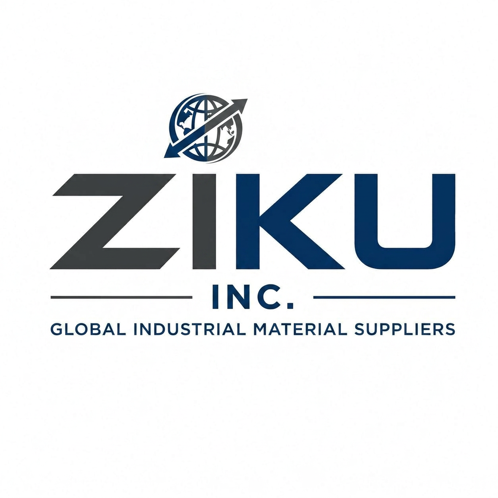 AI Design for I want to create a professinal logo for my business that is suppliers of industrial material in whole world. company based in USA provide the material in paksitan also ability to provide whole world. my company legal name is Ziku INC. i want to brand the ZIKU.
