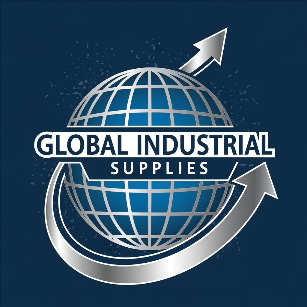 AI Design for I want to create a professinal logo for my business that is suppliers of industrial material in whole world. company based in USA provide the material in paksitan also ability to provide whole world.