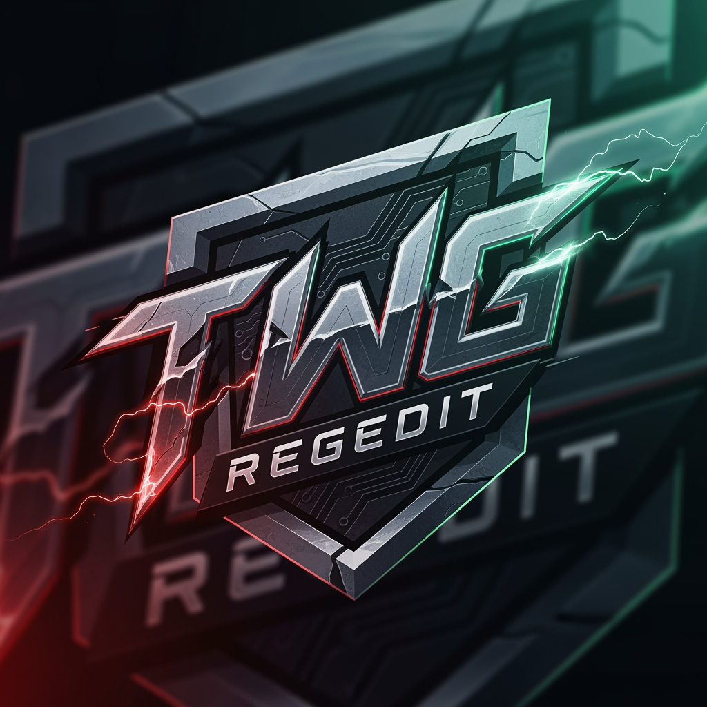 AI Design for CREATE A NEXT LEVEL DANGROUS GAMING LOGO NAME TWG REGEDIT