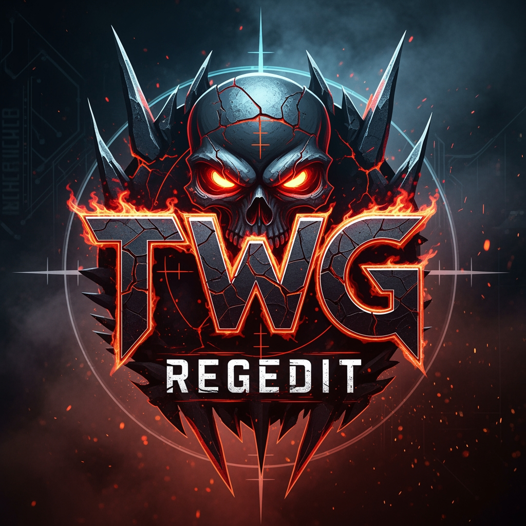 AI Design for CREATE A NEXT LEVEL DANGROUS GAMING LOGO NAME TWG REGEDIT