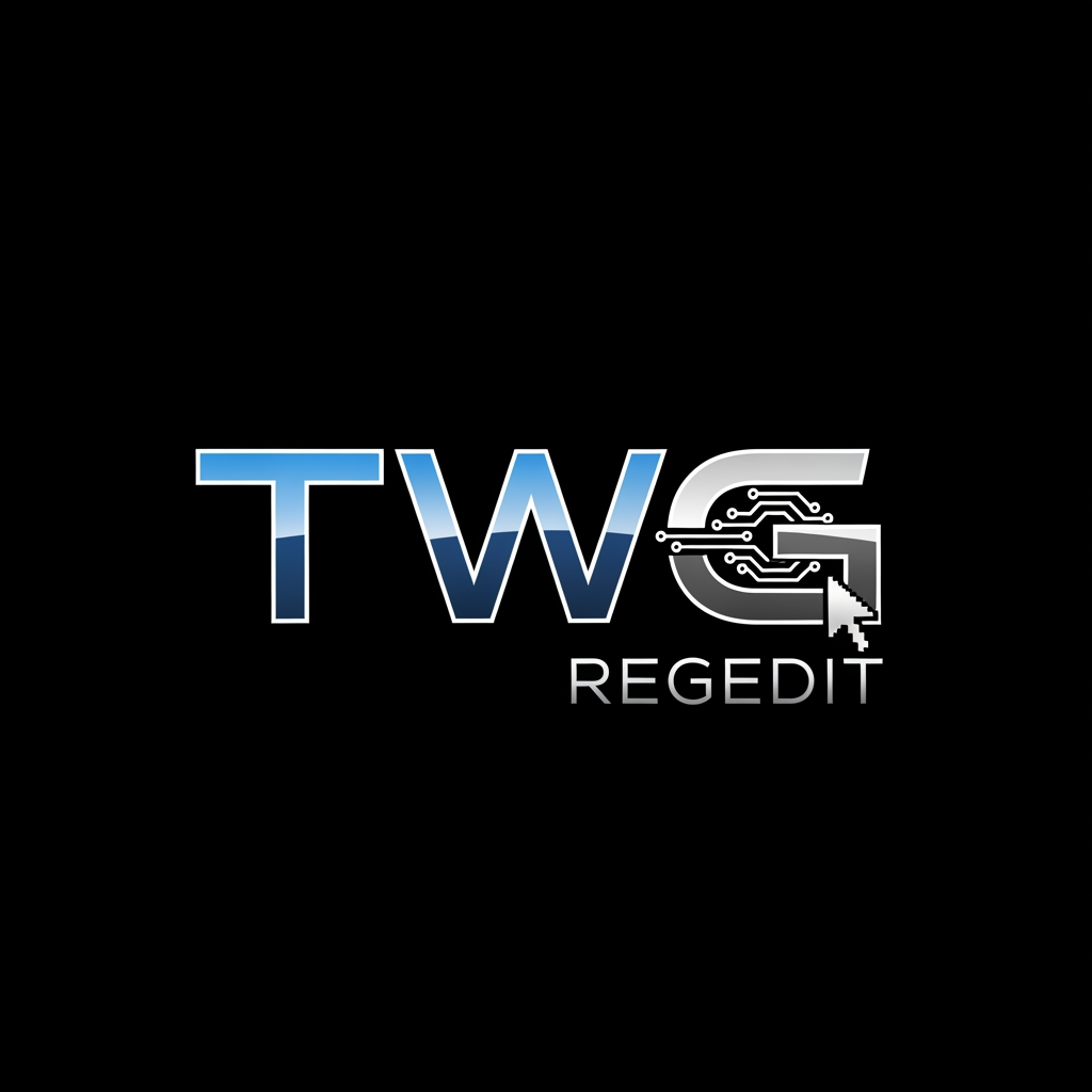 AI Design for CREATE A LOGO NAME TWG REGEDIT