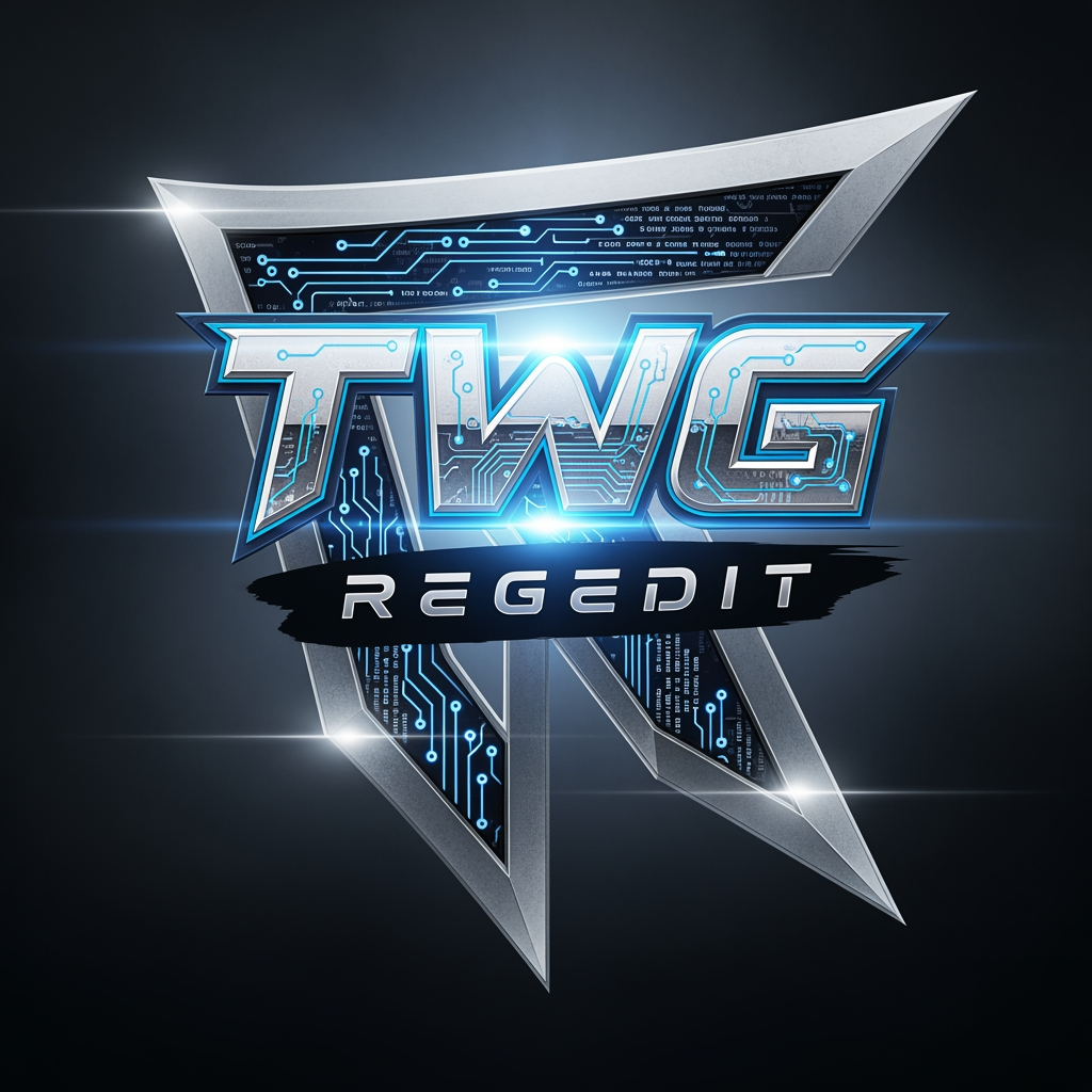 AI Design for CREATE A NEXT LEVEL GAMING LOGO NAME TWG REGEDIT