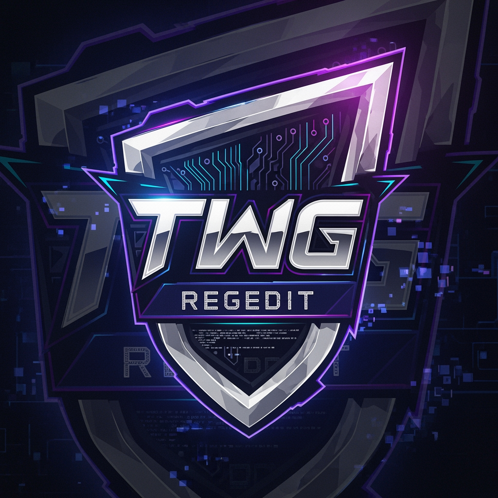AI Design for CREATE A NEXT LEVEL GAMING LOGO NAME TWG REGEDIT