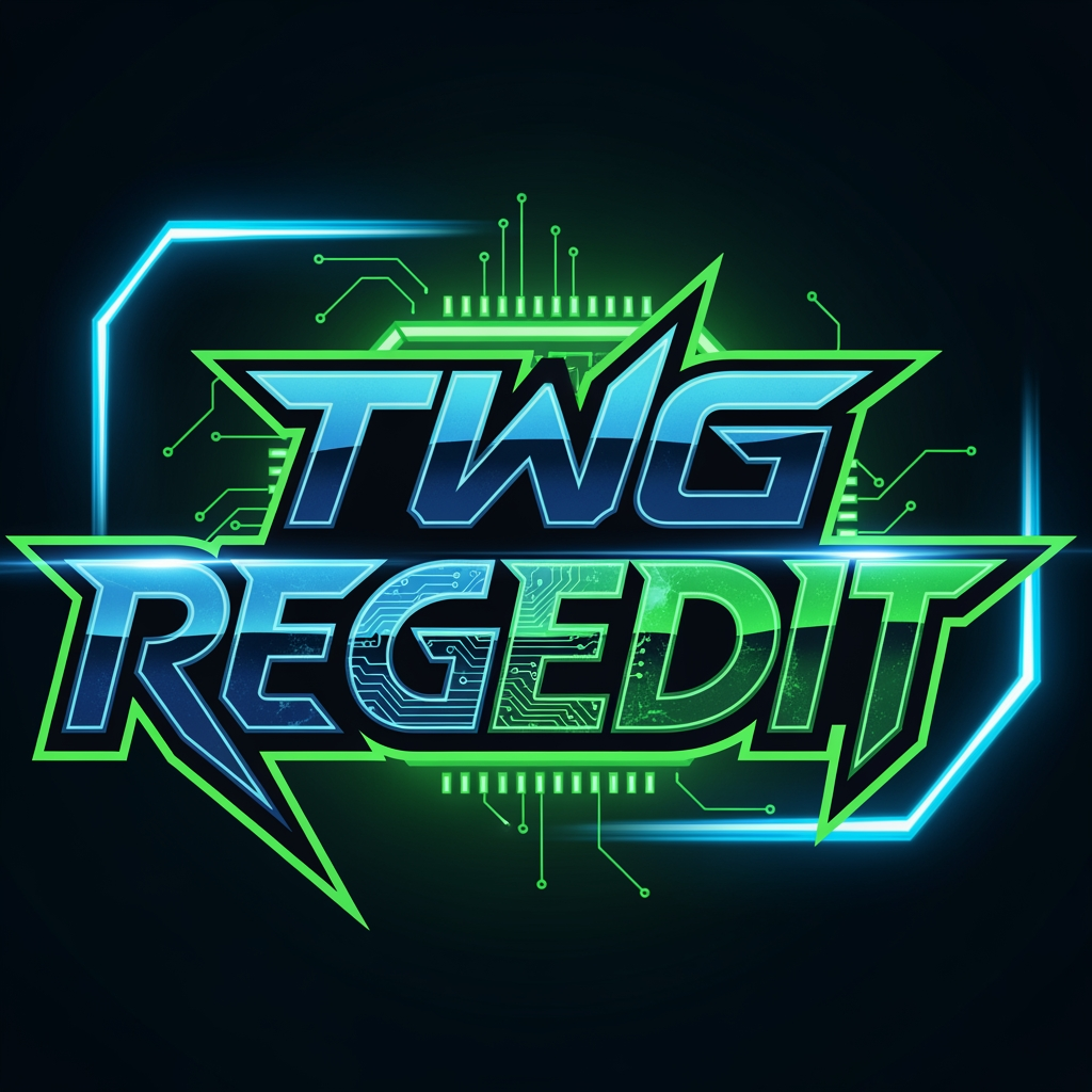 AI Design for CREATE A NEXT LEVEL GAMING LOGO NAME TWG REGEDIT