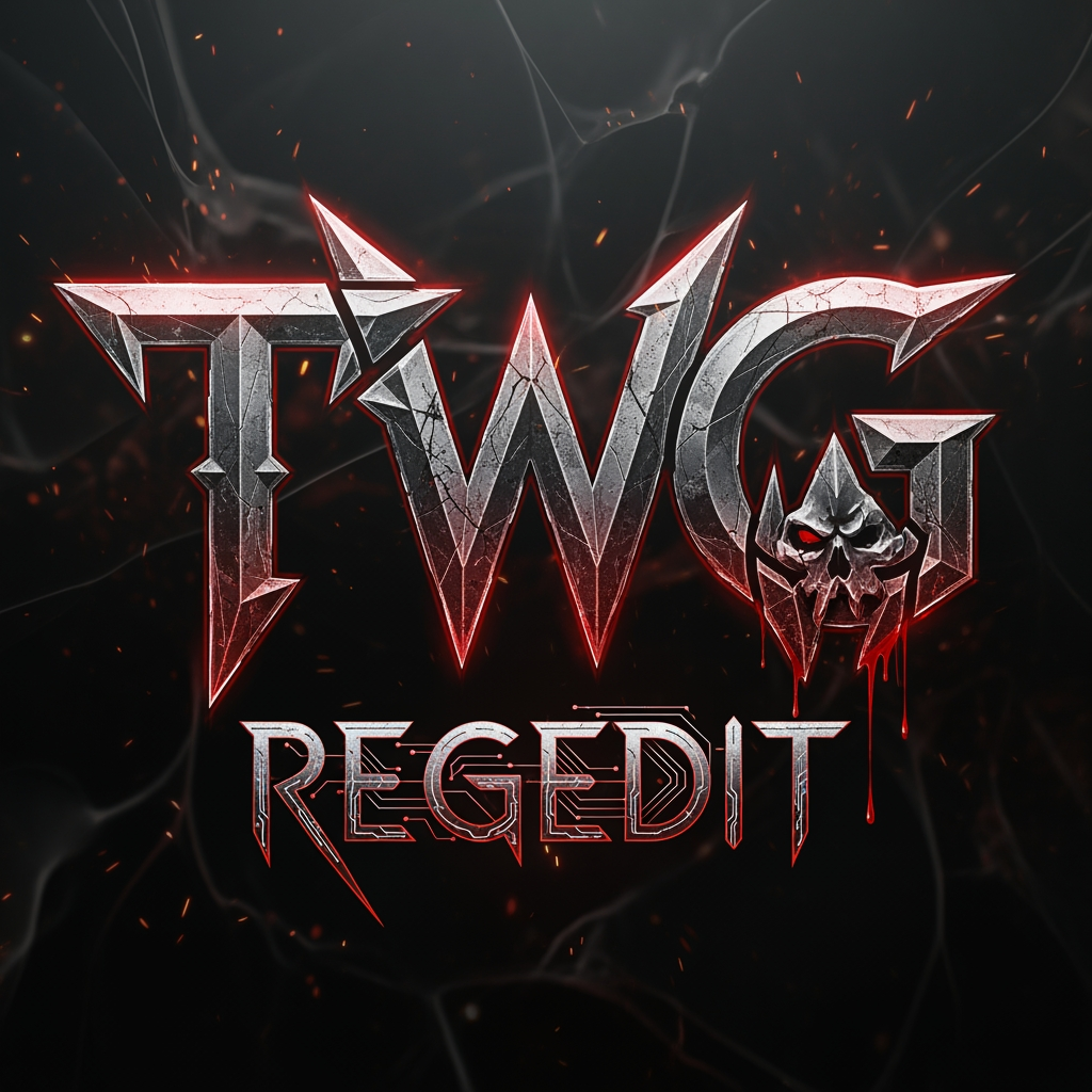 AI Design for CREATE A DANGROUS LOGO NAME TWG REGEDIT