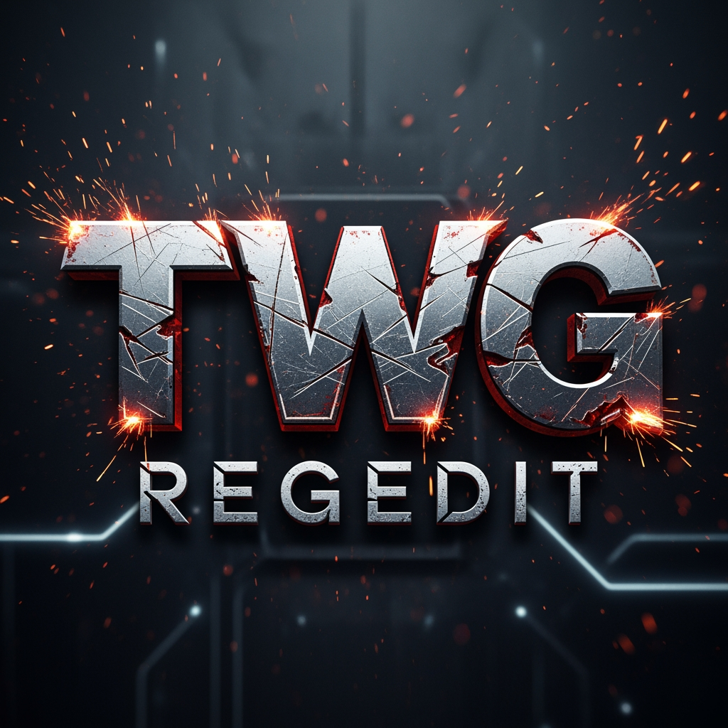 AI Design for CREATE A DANGROUS LOGO NAME TWG REGEDIT