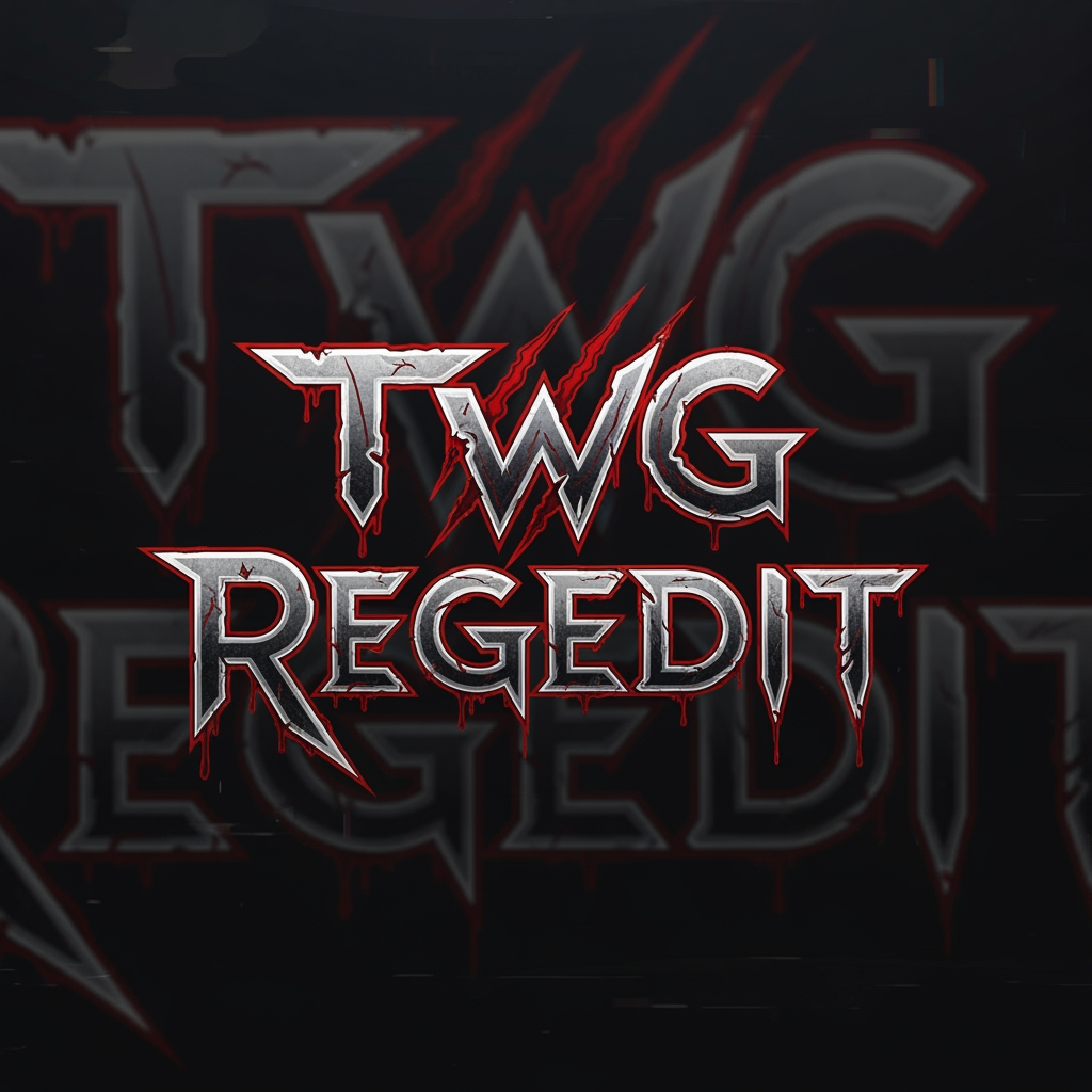 AI Design for CREATE A DANGROUS LOGO NAME TWG REGEDIT