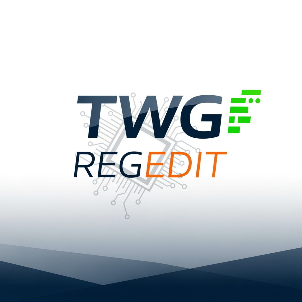 AI Design for CREATE A KILLER LOGO NAME TWG REGEDIT