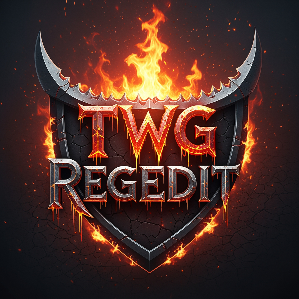 AI Design for CREATE A DANGROUS LOGO NAME TWG REGEDIT