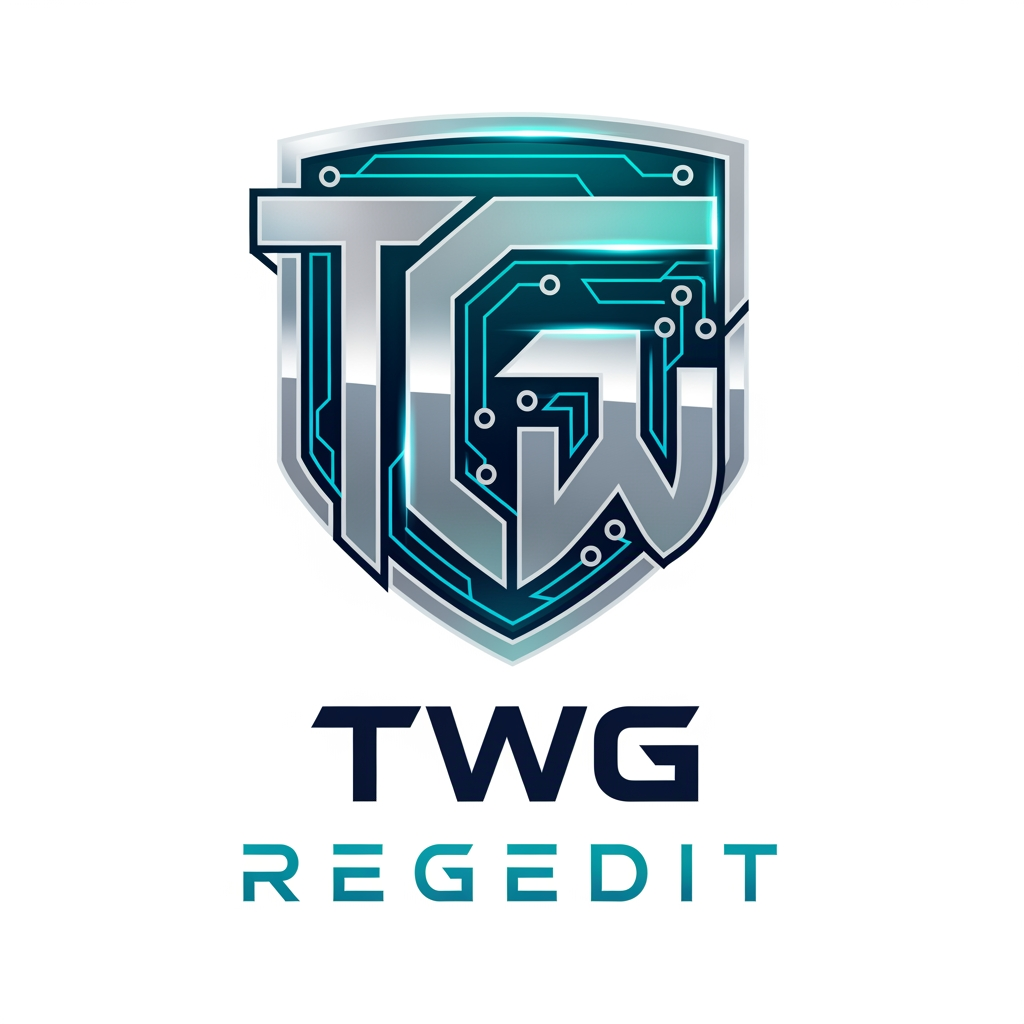 AI Design for CREATE A KILLER LOGO NAME TWG REGEDIT