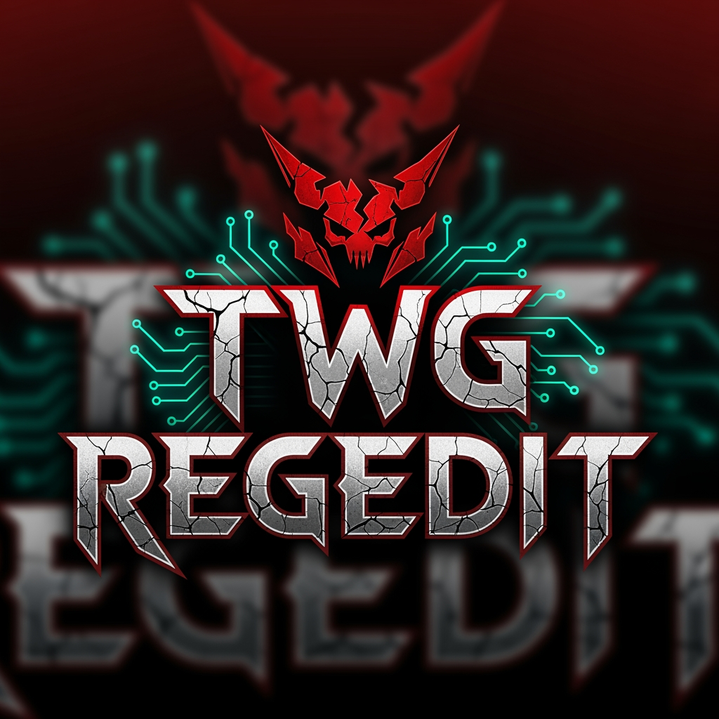 AI Design for CREATE A DANGROUS LOGO NAME TWG REGEDIT