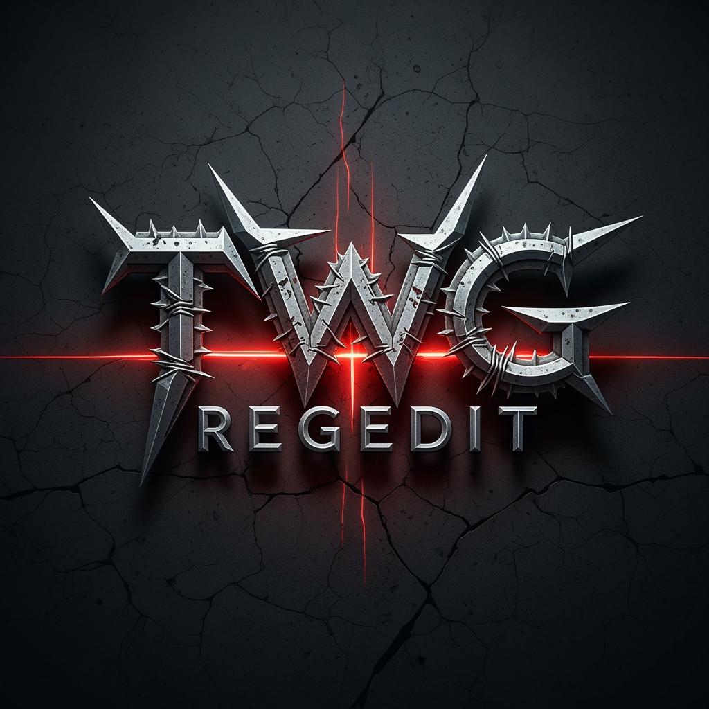 AI Design for CREATE A DANGROUS LOGO NAME TWG REGEDIT