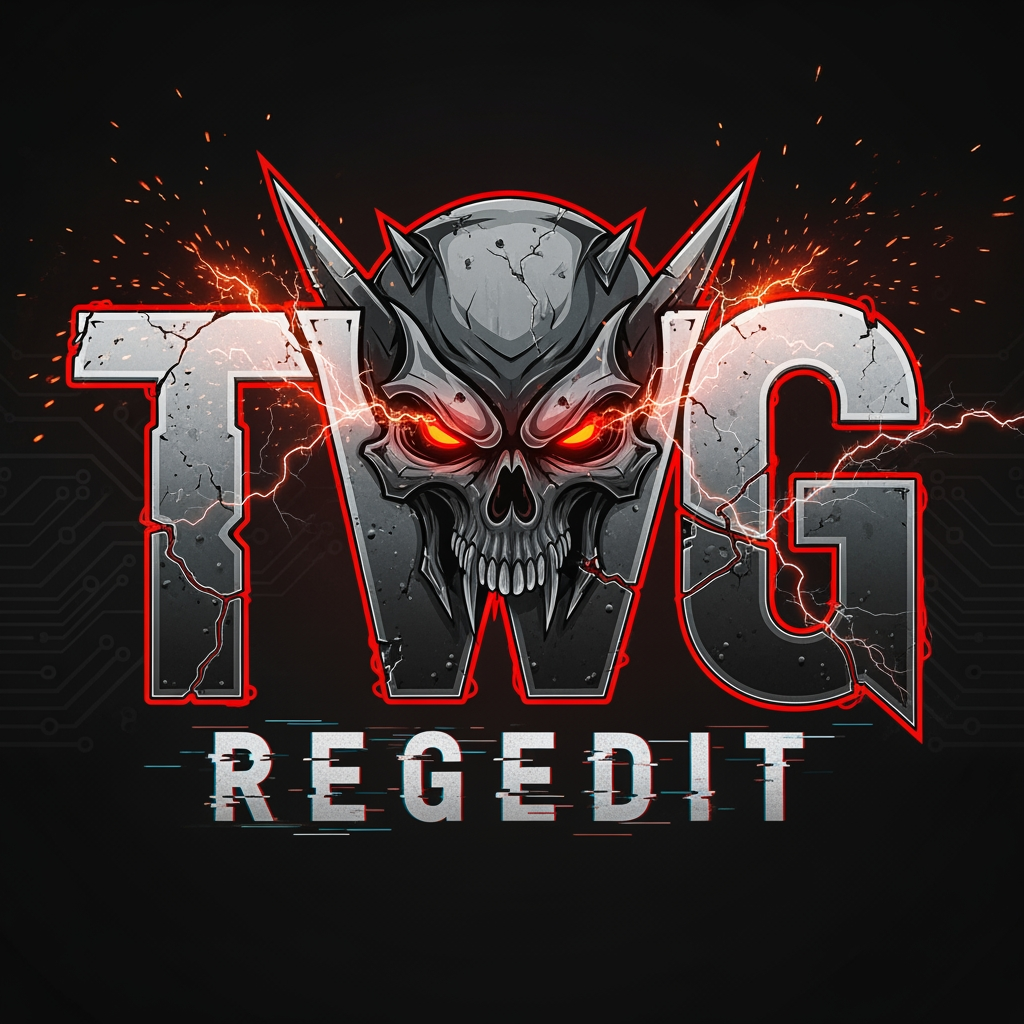 AI Design for CREATE A DANGROUS LOGO NAME TWG REGEDIT