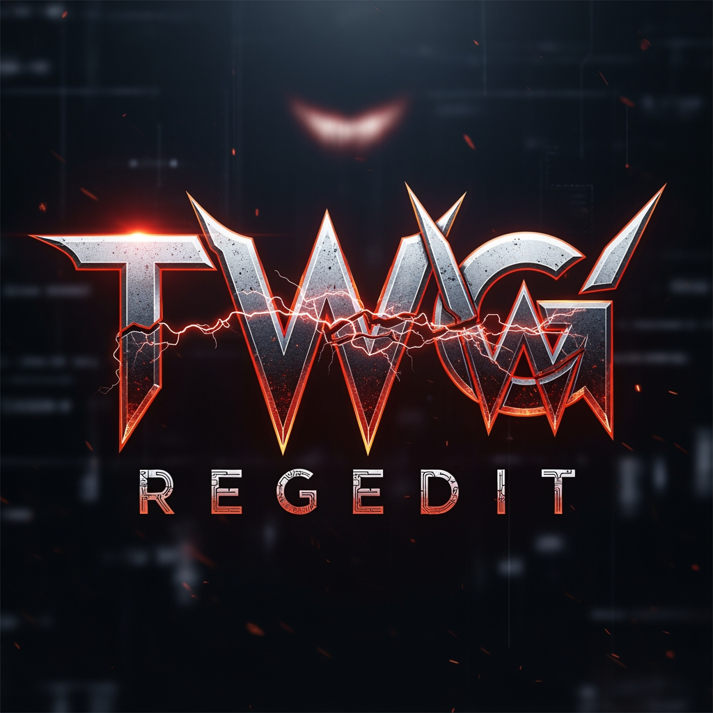 AI Design for CREATE A DANGROUS LOGO NAME TWG REGEDIT