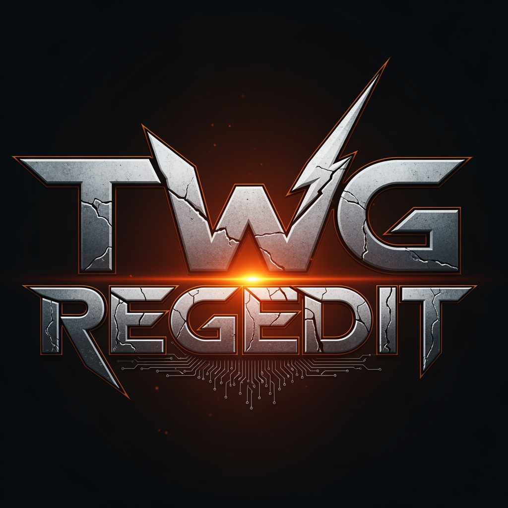 AI Design for CREATE A DANGROUS LOGO NAME TWG REGEDIT