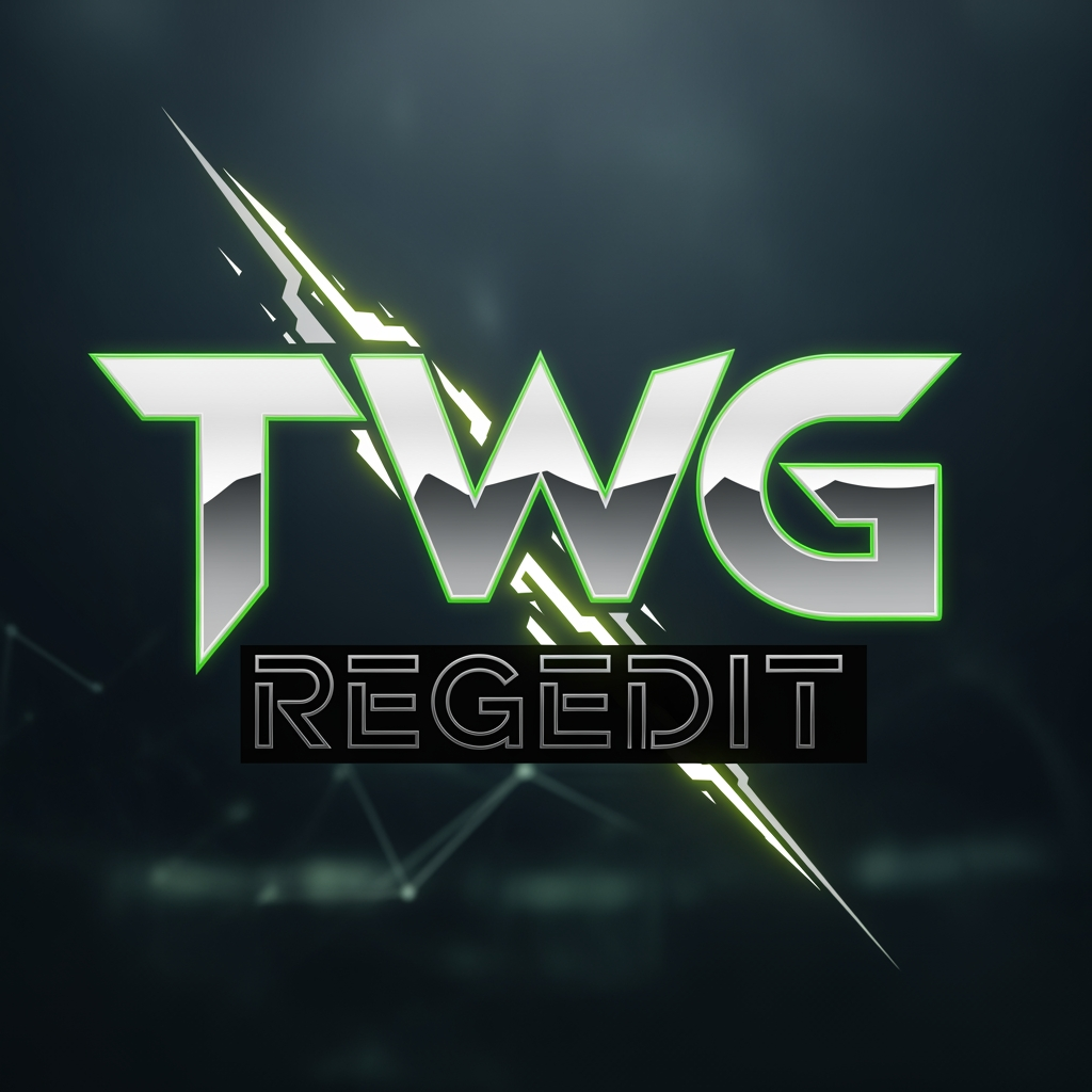 AI Design for CREATE A UNIQUE KILLER LOGO NAME TWG REGEDIT