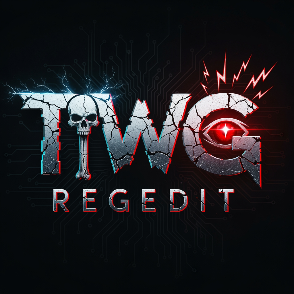 AI Design for CREATE A DANGROUS LOGO NAME TWG REGEDIT