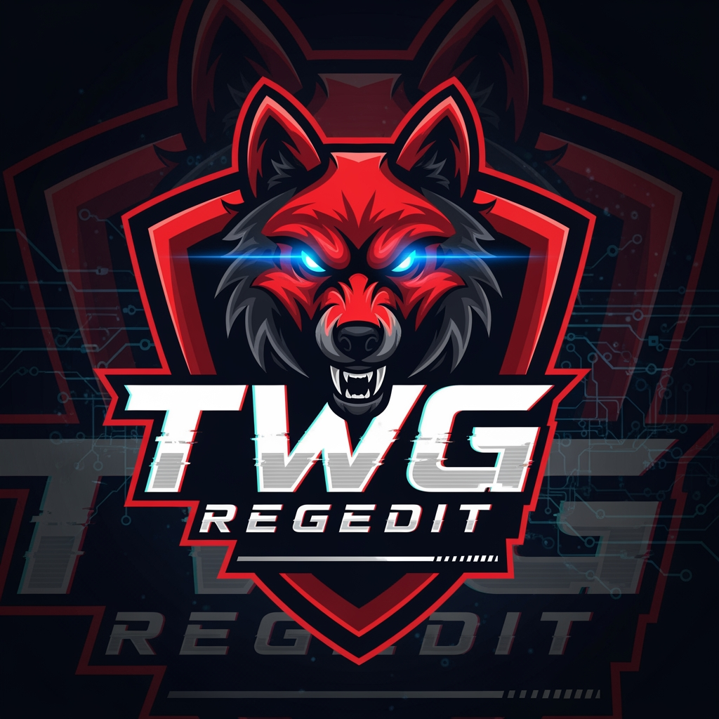 AI Design for CREATE A UNIQUE GAMING LOGO NAME TWG REGEDIT