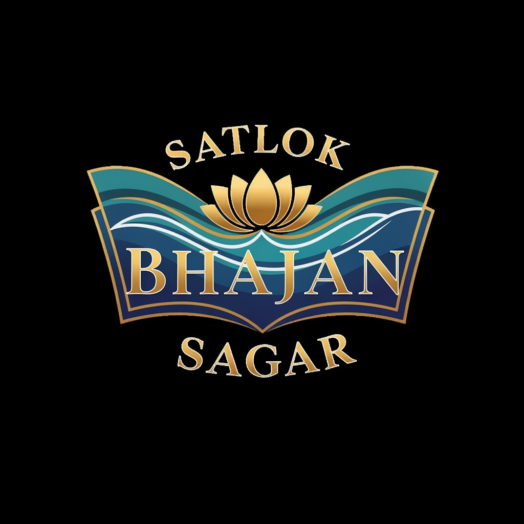 AI Design for make a premium logo of a channel named satlok bhajan sagar