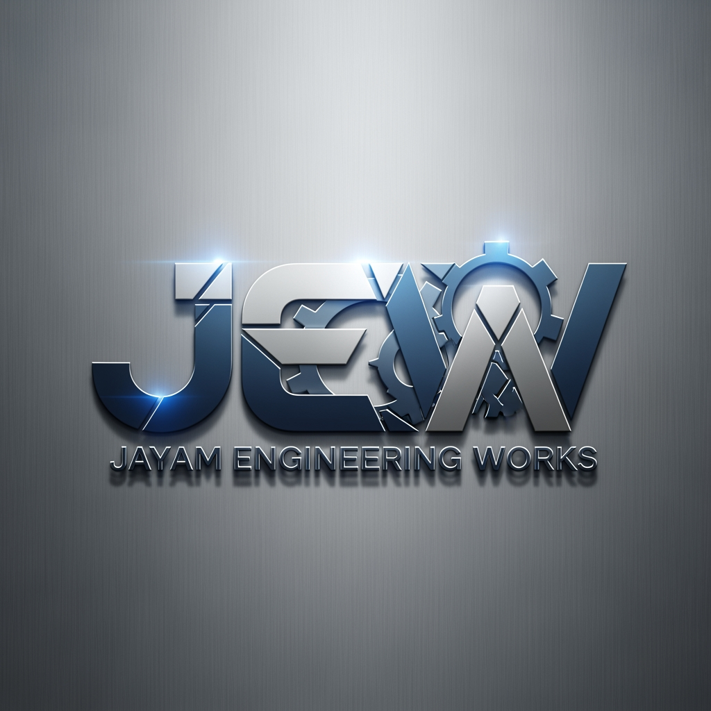 AI Design for Jayam Engineering Works MAKE LOGO IN USE "JEW" ALL IN LOFO