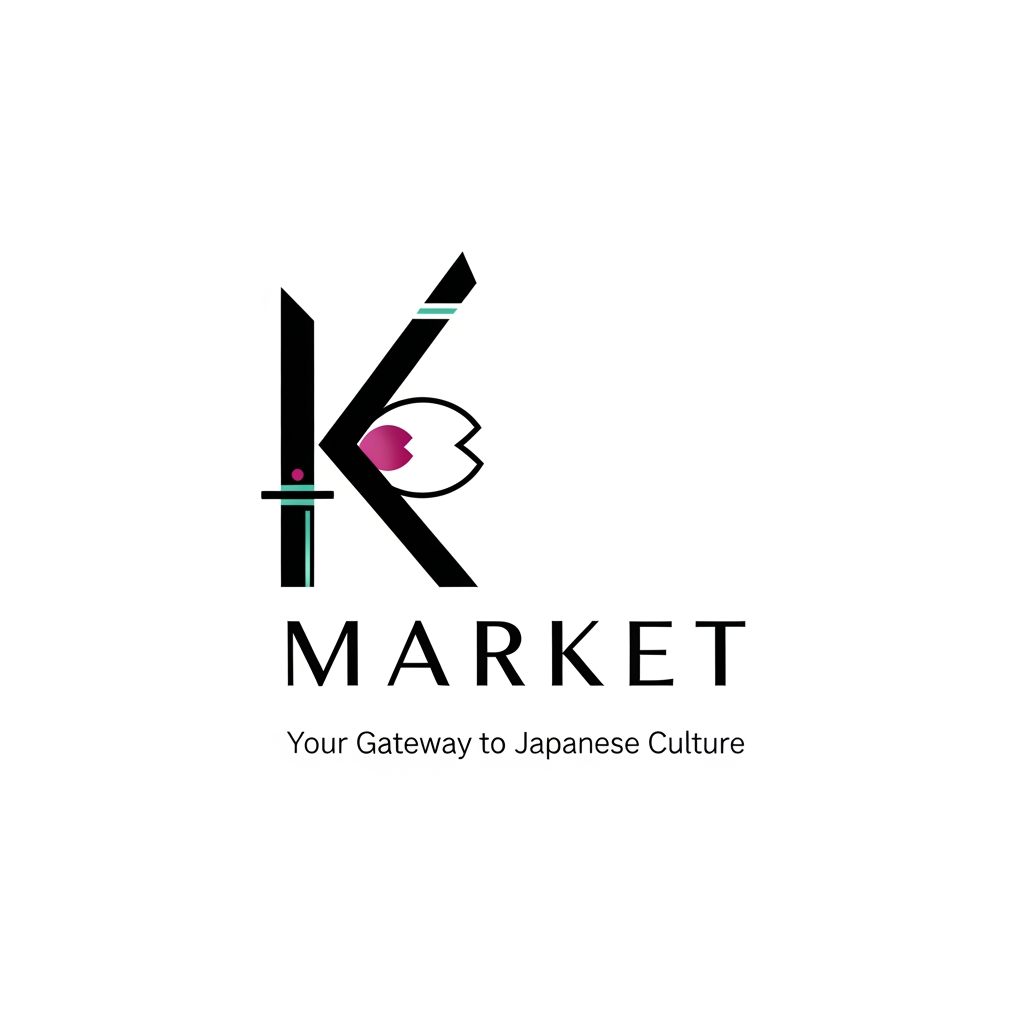 AI Design for create a unique and professional logo for e commerce weebsite. name for k market