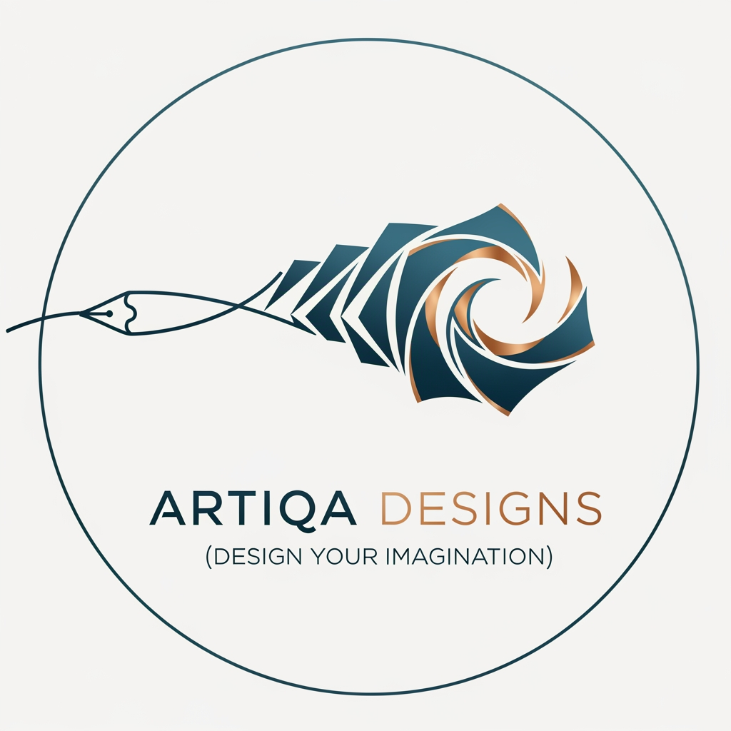 AI Design for logo for Artiqa Designs (Design Your Imagination)