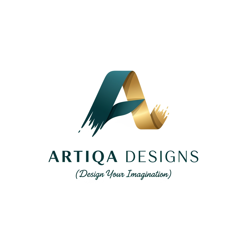 AI Design for logo for Artiqa Designs (Design Your Imagination)