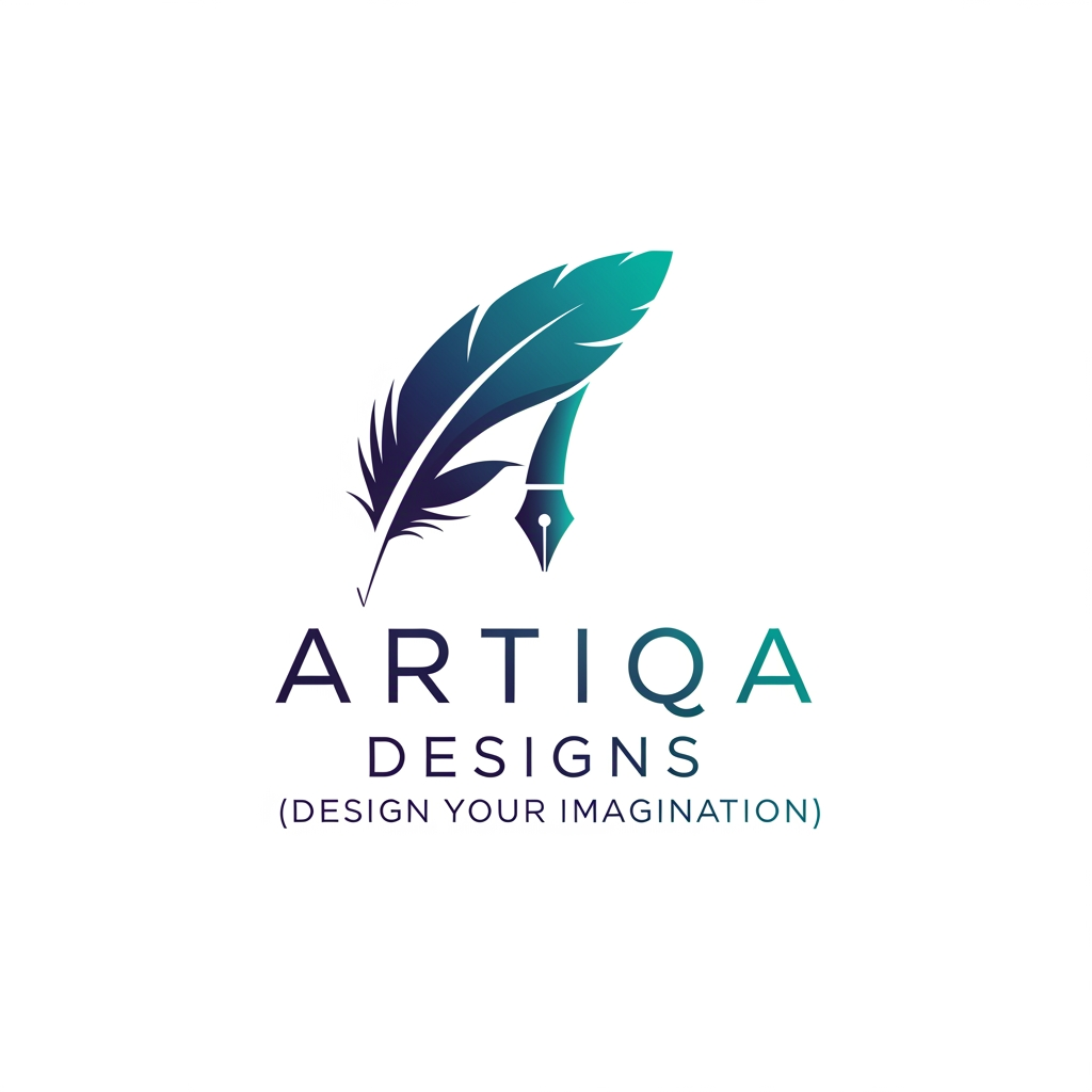 AI Design for logo for Artiqa Designs (Design Your Imagination)