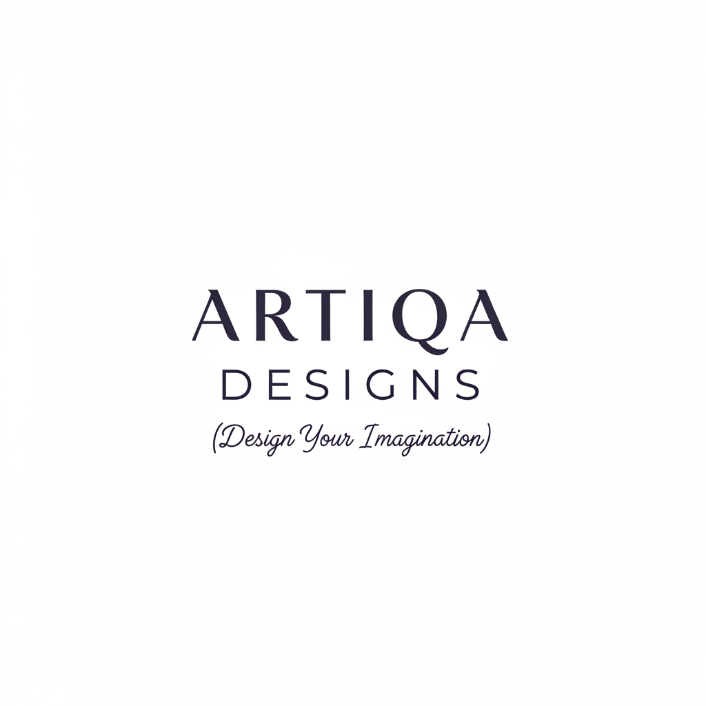 AI Design for logo for Artiqa Designs (Design Your Imagination)