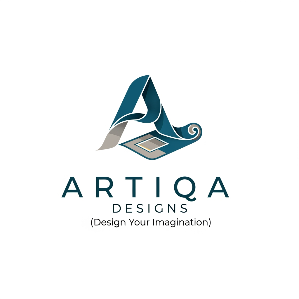 AI Design for logo for Artiqa Designs (Design Your Imagination)