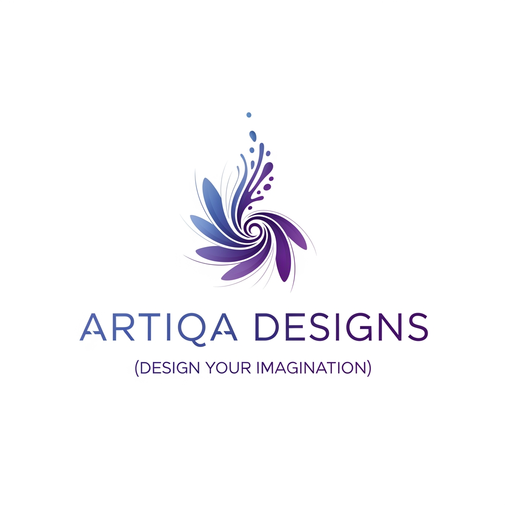 AI Design for logo for Artiqa Designs (Design Your Imagination)