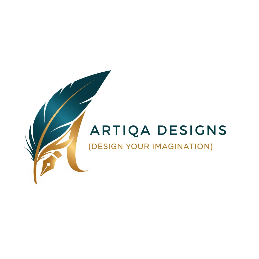 AI Design for logo for Artiqa Designs (Design Your Imagination)