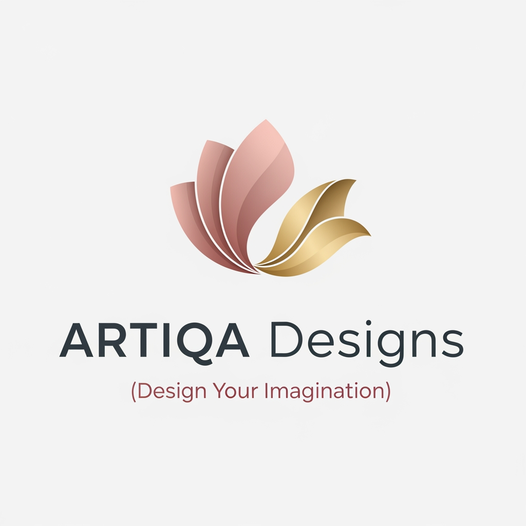 AI Design for logo for Artiqa Designs (Design Your Imagination)
